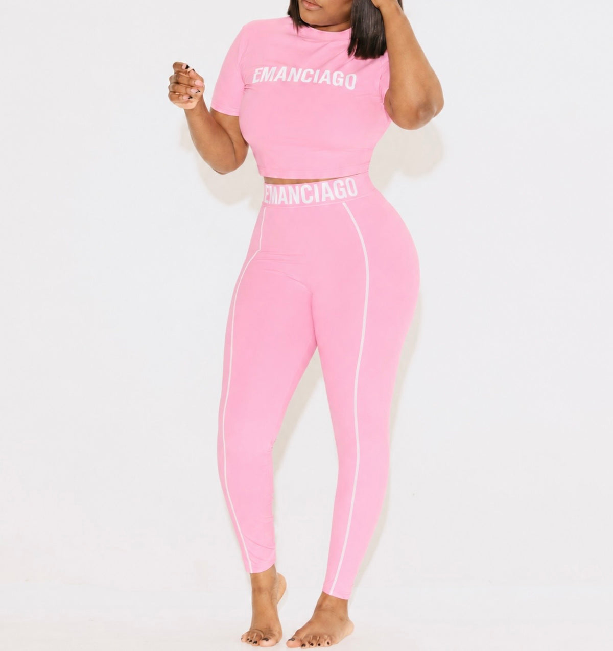 EMANCIAGO SIGNATURE LEGGINGS SET